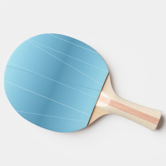 Blauwe lijn afdruk tafeltennisbatje (Zijkant)