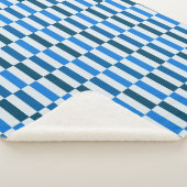 Blauwe Lijn Flow Fleece Deken (3/4)