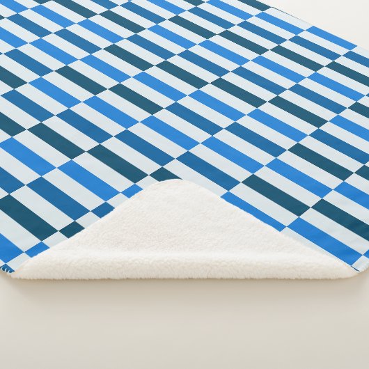 Blauwe Lijn Flow Fleece Deken (3/4)