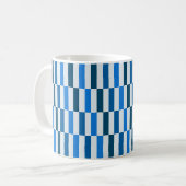 Blauwe Lijn Flow Klassieke Mok (Voorkant links)