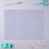 BLAUWE LIJN GEBREID tissuepapier (Craft)