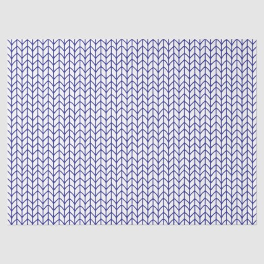 BLAUWE LIJN GEBREID tissuepapier (Voorkant)