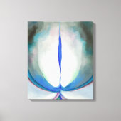Blauwe lijn | Georgia O'Keeffe | Canvas Afdruk (Voorkant)