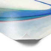 Blauwe lijn | Georgia O'Keeffe | Foto Afdruk (Hoek)