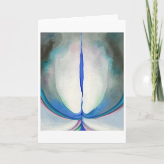 Blauwe lijn | Georgia O'Keeffe | Kaart (Voorkant)