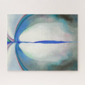 Blauwe lijn | Georgia O'Keeffe | Legpuzzel (Horizontaal)