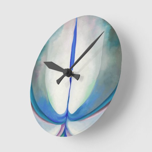 Blauwe lijn | Georgia O'Keeffe | Ronde Klok (Hoek)