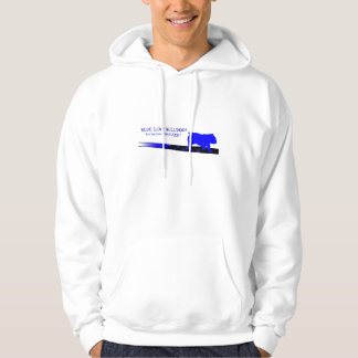 Blauwe lijn Logo Hoodie