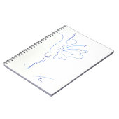 Blauwe lijn notitieboek (Linkerzijde)