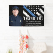 blauwe lijn politieforecfoto spandoek (Insitu)