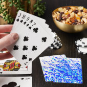Blauwe Lijn Tussle Pokerkaarten (Insitu)
