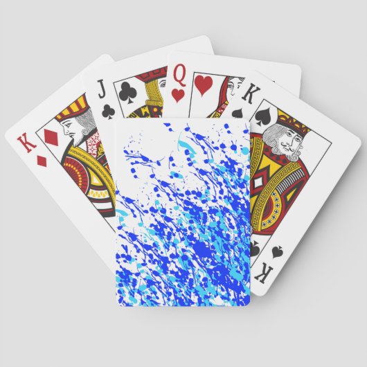 Blauwe Lijn Tussle Pokerkaarten (Achterkant)
