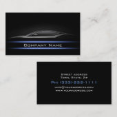 Blauwe lijn Visitekaartje donkerder lay-out (Voorkant / Achterkant)