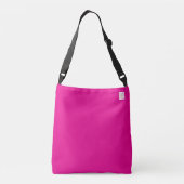 Blauwe lijnen 2 crossbody tas (Achterkant)