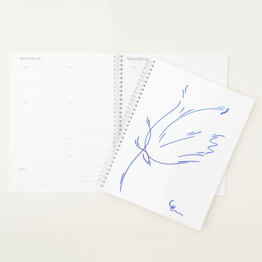 Blauwe lijnen 2 Schema Planner (Display)