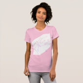 Blauwe lijnen 2 t-shirt (Voorkant volledig)