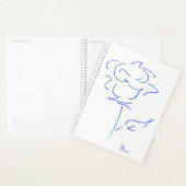 Blauwe lijnen 4 Schema Planner (Display)