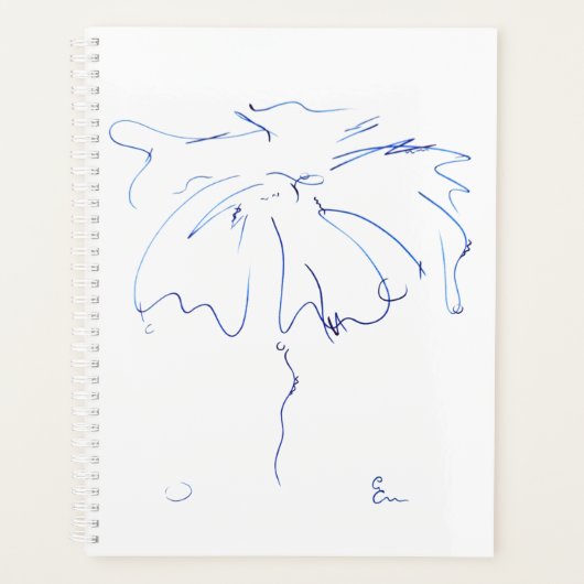 Blauwe lijnen 5 Agenda (Voorkant)