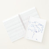 Blauwe lijnen 5 notitieboek (Binnen)