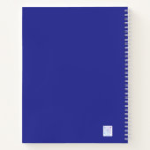 Blauwe lijnen 5 notitieboek (Achterkant)