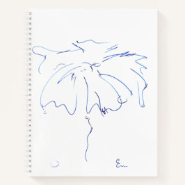 Blauwe lijnen 5 notitieboek