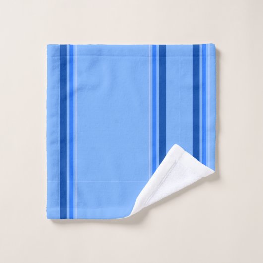 Blauwe lijnen handdoek (Wasdoekje)