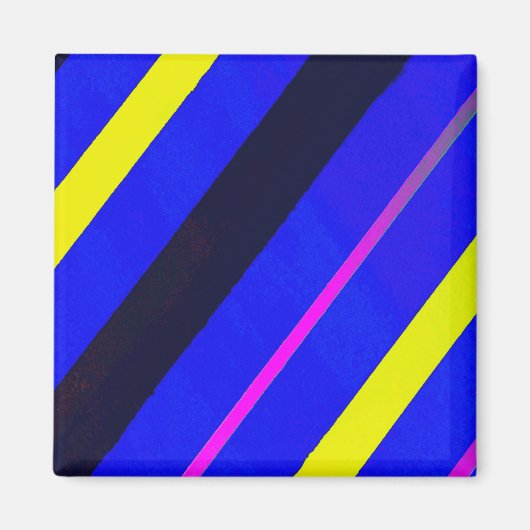 Blauwe lijnen magneet (Voorkant)