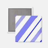 Blauwe lijnen magneet (Voorkant / Achterkant)