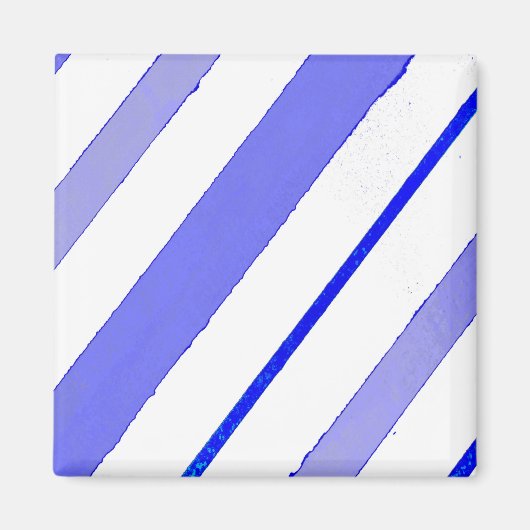 Blauwe lijnen magneet (Voorkant)