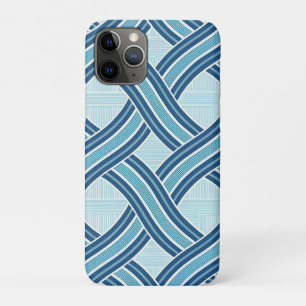 Blauwe lijnen patroon Case-Mate iPhone case