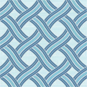 Blauwe lijnen patroon sticker (Voorkant)