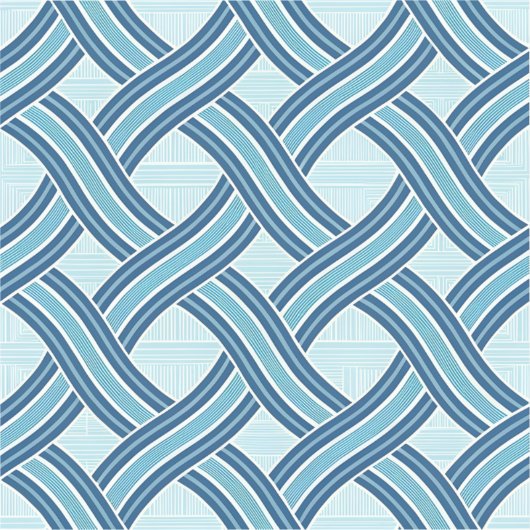 Blauwe lijnen patroon sticker (Voorkant)