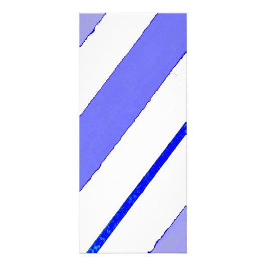 Blauwe lijnen reclamekaart (Voorkant)