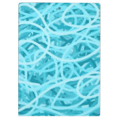 Blauwe lijnen schaal klembord (Achterkant)