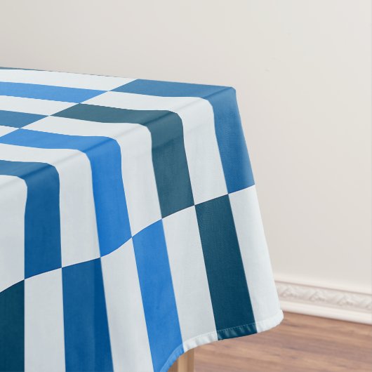 Blauwe Lijnen Tafelkleed Flow (Voorbeeld)
