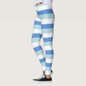 Blauwe lijnen, zeilorstijl leggings (Links)