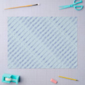 Blauwe lijntekening tissuepapier (Craft)