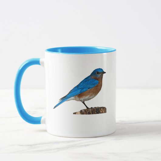 Blauwe lijster mok (Links)