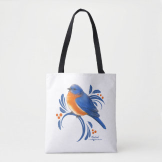 Blauwe Lijster Tote Bag
