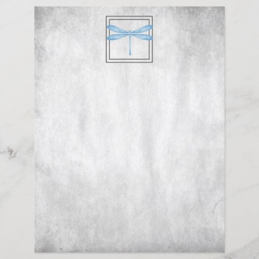 Blauwe likker - Aangepast papierblad (Achterkant)