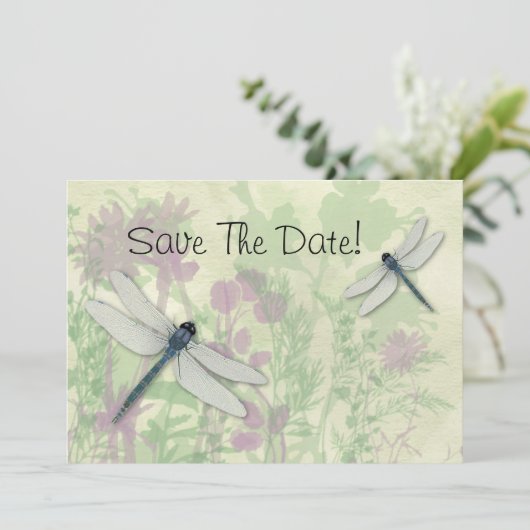 Blauwe likkerij slaat de datum op save the date (Staand voorkant)