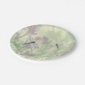 Blauwe likkerlichten papieren bordje (Gekanteld)