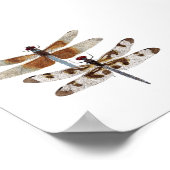 Blauwe likkerlichten poster (Hoek)