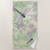 Blauwe likkerlichten strandlaken (Voorkant)