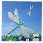 Blauwe likkerlichten tegeltje (Voorkant)