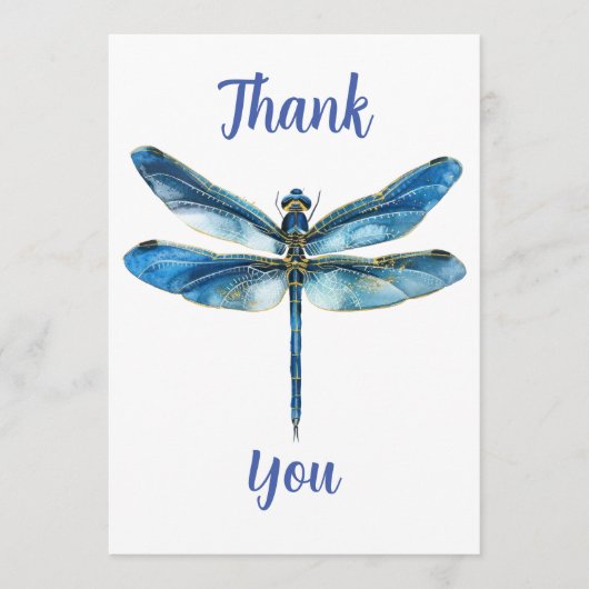 Blauwe limonade bedankkaart (Voorkant)