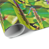 Blauwe limonade en bloemen cadeaupapier (Rol Hoek)