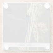 Blauwe limonade glazen onderzetter (Achterkant)