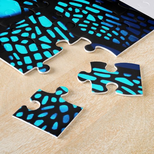 blauwe limonade legpuzzel (Zijkant)