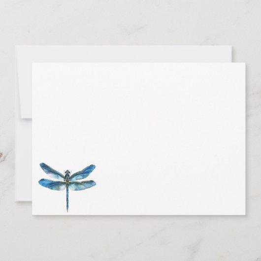 Blauwe limonade notitiekaartje (Voorkant)